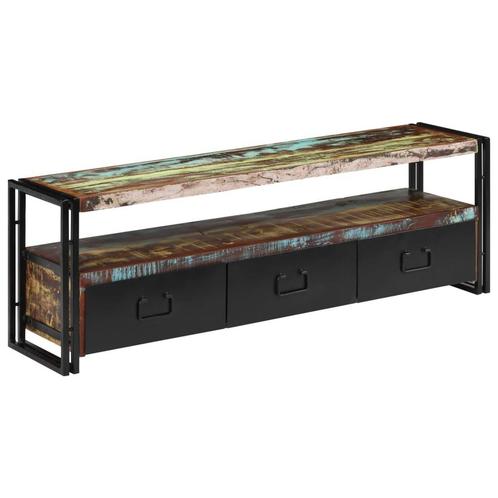 vidaXL Tv-meubel 120x30x40 cm massief gerecycled hout, Huis en Inrichting, Kasten |Televisiemeubels, Nieuw, Verzenden