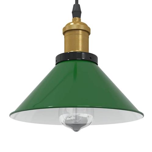 vidaXL Hanglamp in hoogte verstelbaar E27 Ø22 cm metaal, Huis en Inrichting, Lampen | Overige, Nieuw, Verzenden