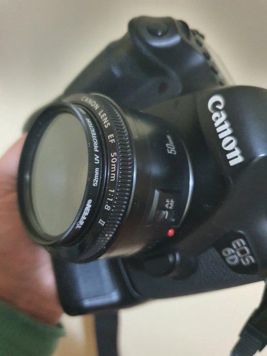 Canon EOS 6D + EF 50/1.8 II + grip Digitale reflex camera, Audio, Tv en Foto, Fotocamera's Digitaal