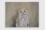 Matthieu van Riel - Owl, Antiek en Kunst, Kunst | Schilderijen | Modern