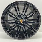Porsche Macan ORIGINELE 21 Turbo III zwart hoogglans velgen, Auto-onderdelen, Ophalen, Gebruikt, Velg(en), 21 inch