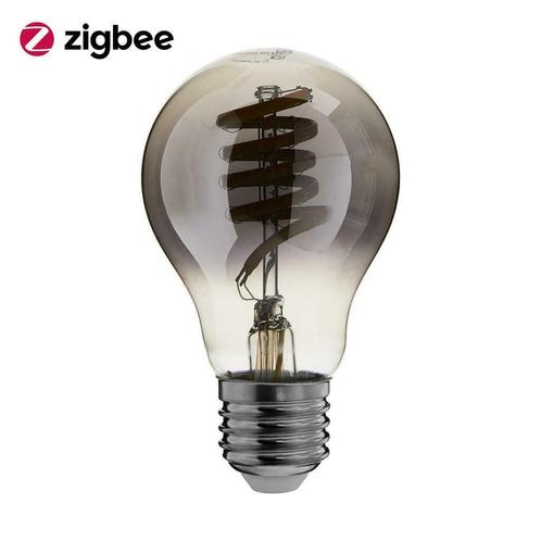EcoDim Zigbee led filament lamp dimbaar E27, bulb A60, Smoke, Maison & Meubles, Lampes | Autre, Enlèvement ou Envoi