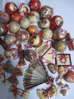 Kerstballen (28) - Verzameling nostalgische papier-maché, Diversen, Nieuw