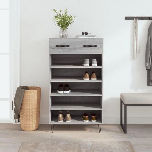 vidaXL Armoire Ã  chaussures sonoma gris 60x35x105 cm, Huis en Inrichting, Kasten | Overige, Verzenden