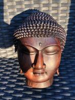 Buddha hoofden gesneden hout - Figuur - Azië (Zonder, Antiek en Kunst