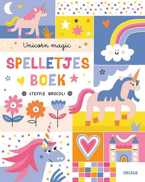 Unicorn magic spelletjesboek 9789044760262 Steffi Brocoli, Boeken, Overige Boeken, Zo goed als nieuw, Verzenden