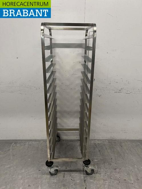 Chariot à tôles soudées en acier inoxydable 14 x 60/40 cm, Zakelijke goederen, Horeca | Overige, Verzenden