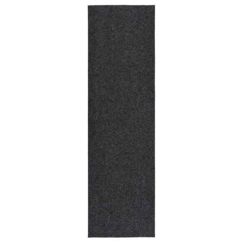 vidaXL Droogloopmat 100x350 cm antracietkleurig, Huis en Inrichting, Stoffering | Tapijten en Vloerkleden, Nieuw, Verzenden