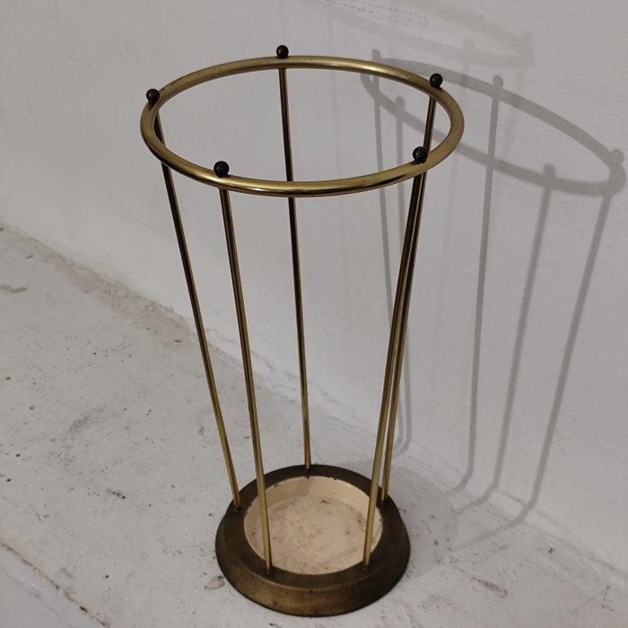 Paraplustandaard/rek - Aluminium, Messing, Staal, Antiek en Kunst, Kunst | Designobjecten