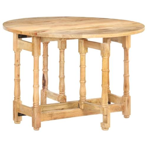 vidaXL Table de salle à manger Rond 110x76 cm Bois de, Maison & Meubles, Tables | Tables à manger, Neuf, Envoi