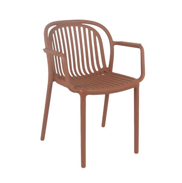 Terrasstoel Lena m/a - Roest- Vintage/Café, Tuin en Terras, Aarde en Mest, Ophalen