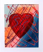 Steve Kaufman (1960 - 2010) - HEART, Antiquités & Art, Art | Peinture | Moderne