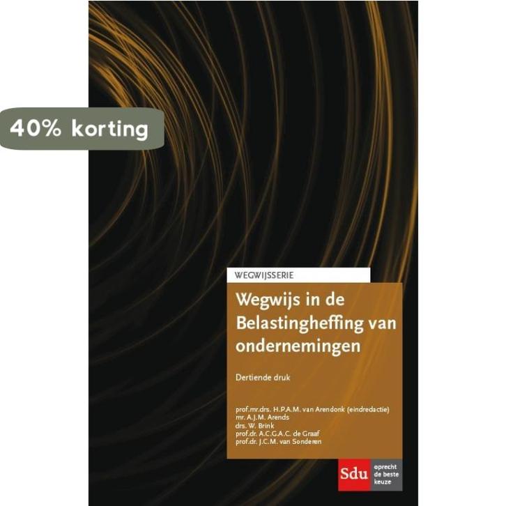 Wegwijs in de Belastingheffing van Ondernemingen / 2017 /, Boeken, Schoolboeken, Gelezen, Verzenden