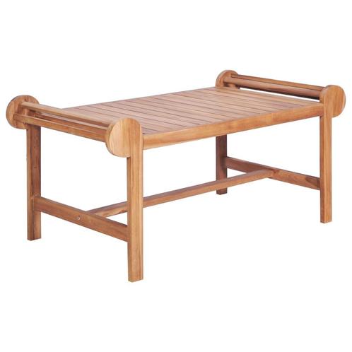 vidaXL Salontafel 100x50x45 cm massief teakhout, Huis en Inrichting, Tafels | Salontafels, Nieuw, Verzenden