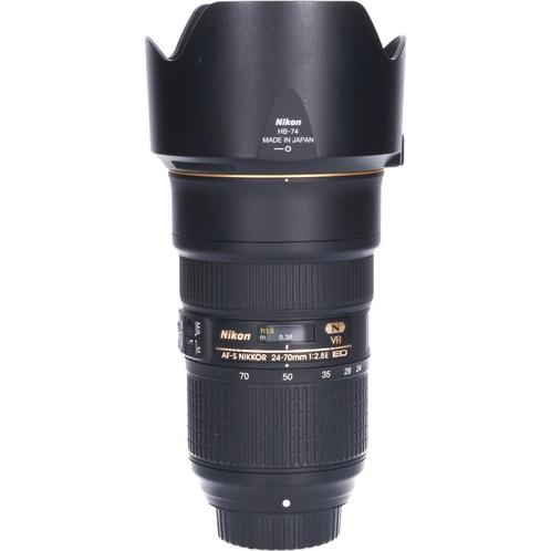 Tweedehands Nikon AF-S 24-70mm f/2.8E ED VR CM8401, Audio, Tv en Foto, Foto | Lenzen en Objectieven, Overige typen, Gebruikt, Zoom
