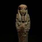 Oud-Egyptisch Shabti. 11,5 cm H. Late Periode, 664 - 332