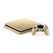 Playstation 4 Slim 500GB Goud + V2 Controller, Games en Spelcomputers, Spelcomputers | Sony PlayStation 4, Zo goed als nieuw, Ophalen of Verzenden