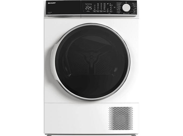 Sharp -  Warmtepomp Droogkast E  - Wit, Elektronische apparatuur, Droogkasten, Nieuw, Voorlader, 95 cm of meer, Verzenden