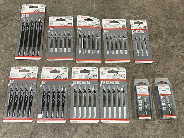 Veiling - Bosch decoupeerzaagblad set 11-delig, Doe-het-zelf en Bouw, Gereedschap | Machine-onderdelen en Toebehoren, Nieuw