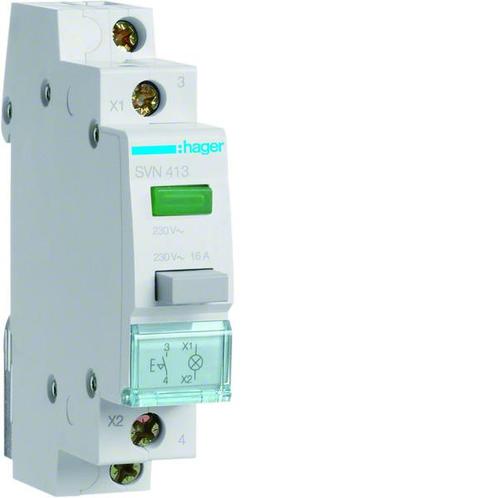 Hager Signal Modules & Pushbuttons Bouton Poussoir Modulaire, Doe-het-zelf en Bouw, Elektriciteit en Kabels, Verzenden