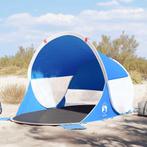 vidaXL Strandtent pop-up waterdicht azuurblauw, Caravans en Kamperen, Tenten, Verzenden, Nieuw