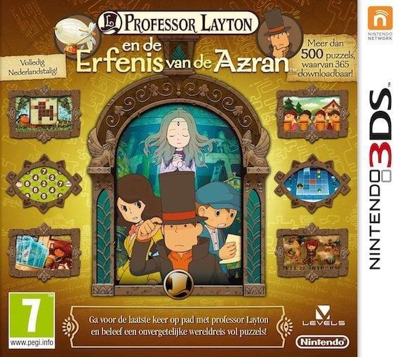 Professor Layton en de Erfenis van Azran - Frans (Losse C..., Games en Spelcomputers, Games | Nintendo 2DS en 3DS, Zo goed als nieuw