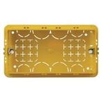 2-pièces Bticino 4 Module Square Yellow In-wall Box, Verzenden