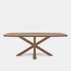 Tafel Deens Ovaal eikenhout  Matrix hout  240x100, Huis en Inrichting, Nieuw