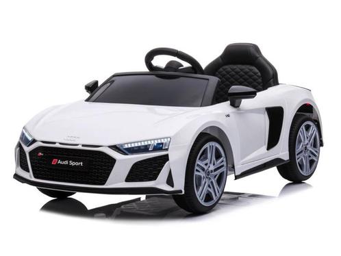 Audi R8 Sport, 12v kinderauto met rubberen banden, leder zit, Kinderen en Baby's, Speelgoed | Buiten | Accuvoertuigen, Ophalen of Verzenden