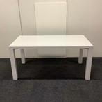 Design tafel Twinform 160x80 cm, hoogglans wit MDF