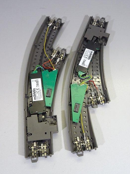 Märklin H0 - je 1 x 24672,24671, je 2 x 74491,74462 -, Hobby en Vrije tijd, Modeltreinen | H0