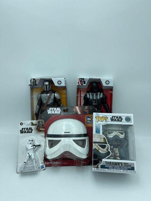 Star Wars, 3X ACTION FIGURE + 1X SWIM MASK + 1X FUNKOPOP -, Verzamelen, Film en Tv