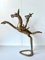 Cavalier Dogon – Sculpture en bronze – Mali – Fonte à la
