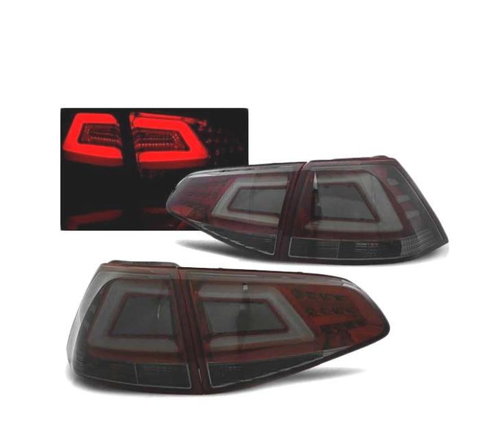 Feux Arrière Pour Volkswagen Vw Golf 7 12-17 Led Bar Rouge F, Auto-onderdelen, Verlichting, Verzenden