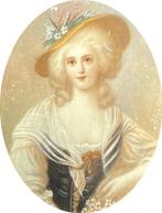 Josef Karl Stieler (1781-1858), Attributed t - Porträt einer