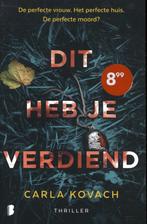 Dit heb je verdiend / Gina Harte / 2 9789022597255, Boeken, Verzenden, Zo goed als nieuw, Carla Kovach
