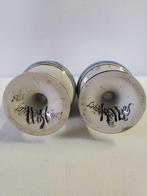 Sarreguemines - Lot de 2 gobelets décoratifs en faïence –