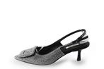 Bibi Lou Slingbacks in maat 38 Zilver | 5% korting, Kleding | Dames, Overige kleuren, Verzenden, Bibi Lou, Gedragen