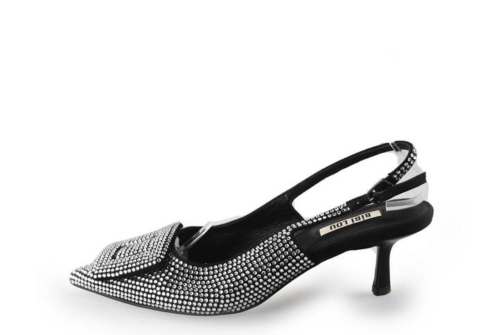 Bibi Lou Slingbacks in maat 38 Zilver | 5% korting, Kleding | Dames, Schoenen, Overige kleuren, Gedragen, Verzenden