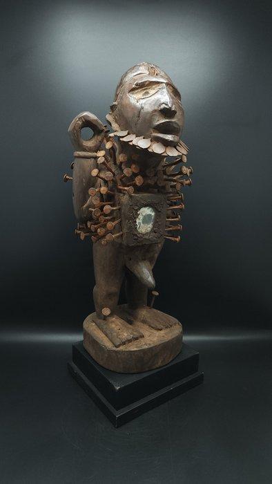 prachtige spijkerfetisj - Bakongo - Democratische Republiek, Antiquités & Art, Art | Art non-occidental