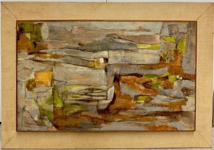 Marcel Fiorini (1922–2008) - Composition, Antiek en Kunst, Kunst | Schilderijen | Modern