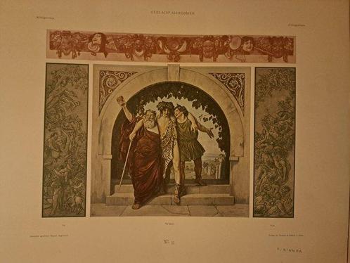 Wanddecoratie - Carl von Marr (Milwaukee, VS 1858 - München,, Antiek en Kunst, Kunst | Designobjecten