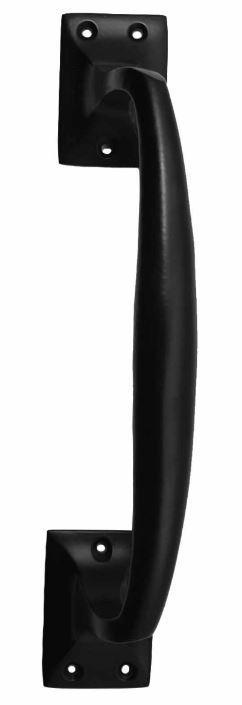 Deurgreep zwart 255 mm, Doe-het-zelf en Bouw, Hang- en Sluitwerk, Klink of Kruk, Nieuw, Overige materialen