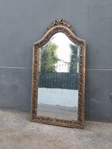 Miroir - Bois - miroir en bois doré