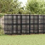 vidaXL Hondenkennel 12,9 m² staal, Dieren en Toebehoren, Verzenden, Nieuw