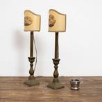 Nachtlampje - kandelaar - Messing, Papier - Decoratieve