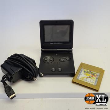 Nintendo Game Boy Advance SP Met Lader en Spel I Nette Staat