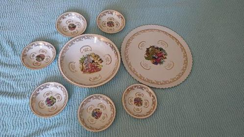 Limoges - Service à dessert (8) - Porcelaine tendre, Antiek en Kunst, Antiek | Meubels | Tafels