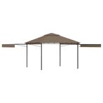 vidaXL Prieel met uitschuifbare daken 180 g/m² 3x3x2,75 m, Tuin en Terras, Verzenden, Nieuw