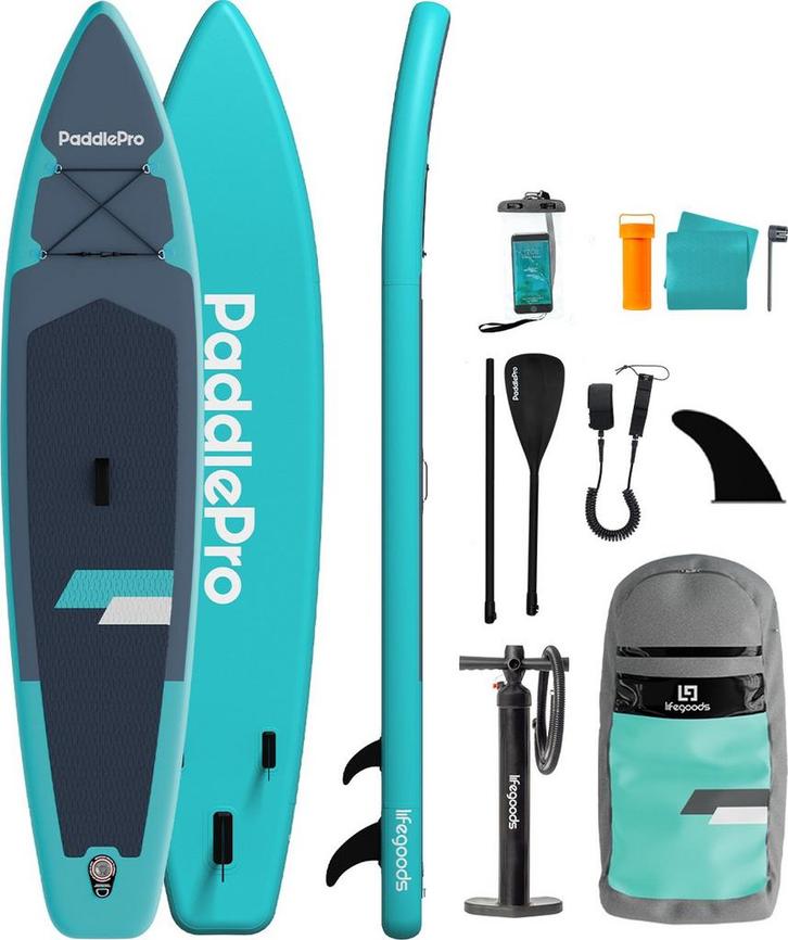 2dekans | LifeGoods SUP Board – Incl. Accessoires – max. 165, Watersport en Boten, Suppen, Ophalen of Verzenden